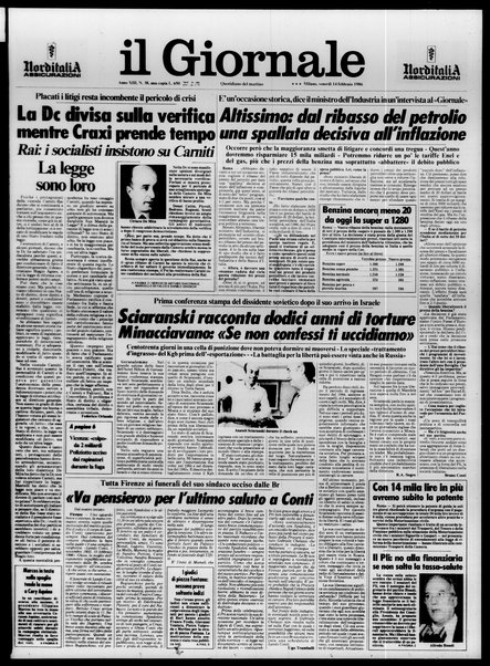 Il giornale : quotidiano del mattino